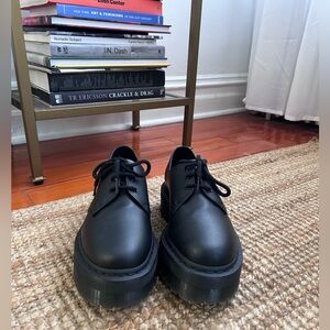 Dr Martens VEGAN 1461 MONO FELIX PLATFORM SHOES 10 US / 42 EU